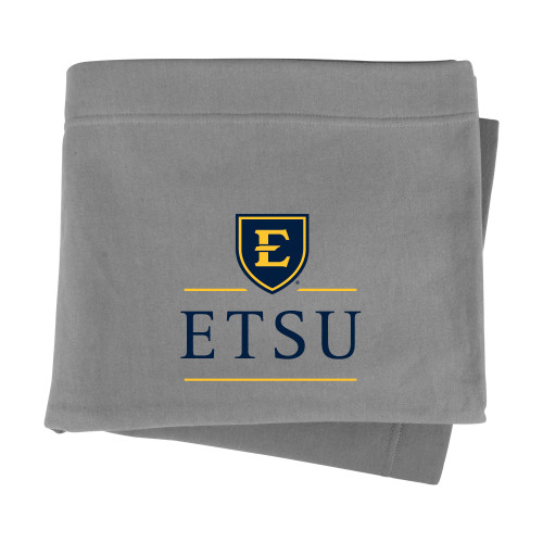 Offical Logo CollegeFanGear ETSU Stadium Chair Navy E 