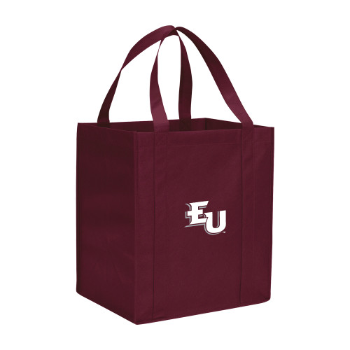  Non Woven Maroon Grocery Tote - EU
