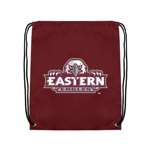  Maroon Drawstring Backpack - Official Logo