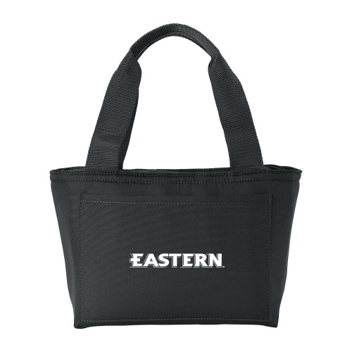  Insulated Black Lunch Tote - Eastern Wordmark