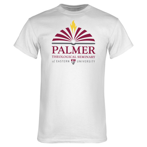  White T Shirt - Palmer Theological Seminary of EU Stacked