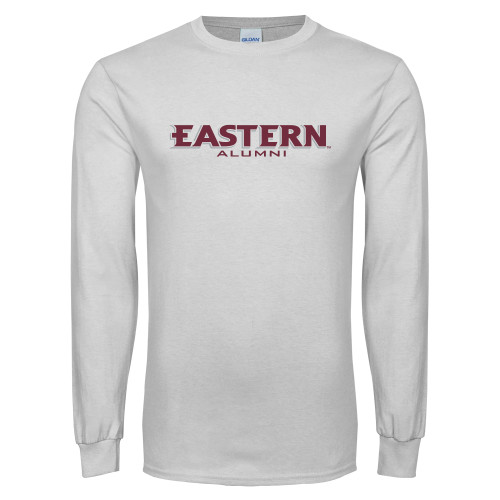 White Long Sleeve T Shirt - Alumni