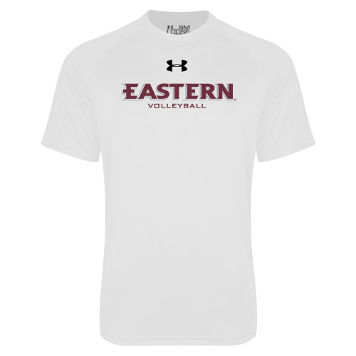  Under Armour White Tech Tee - Volleyball