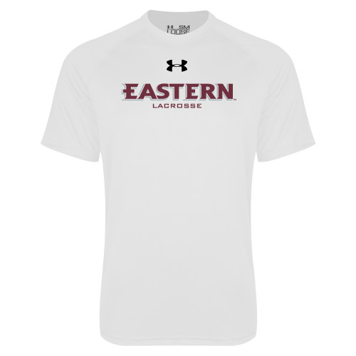  Under Armour White Tech Tee - Lacrosse