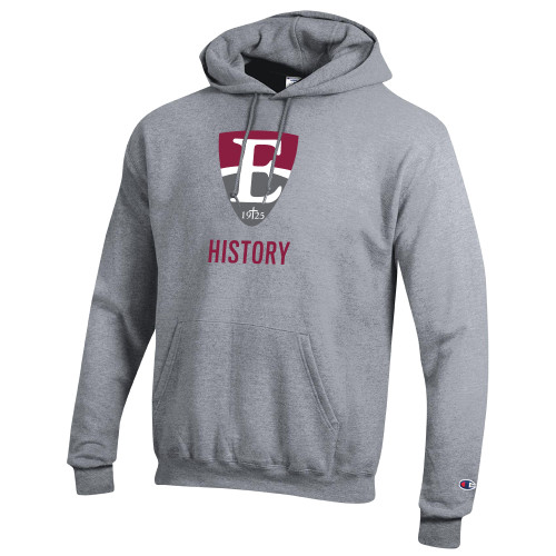  Champion Heather Grey Fleece Hoodie - History