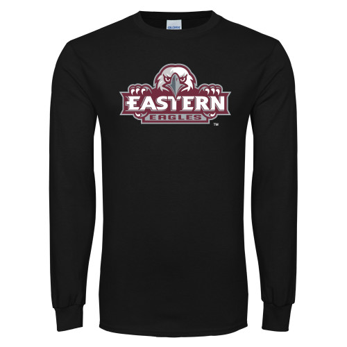  Black Long Sleeve T Shirt - Official Logo