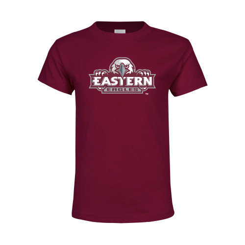  Youth Maroon T Shirt - Official Logo