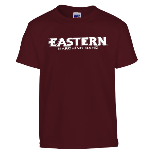  University Youth Maroon T Shirt - Eastern University Marching Band