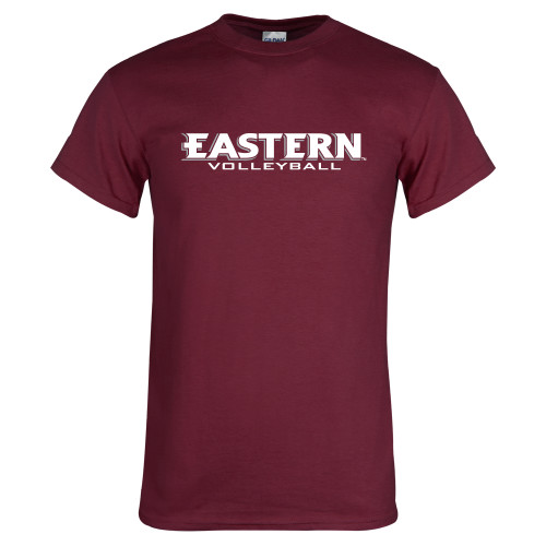  Maroon T Shirt - Volleyball