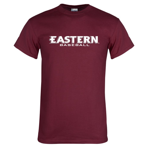  Maroon T Shirt - Baseball