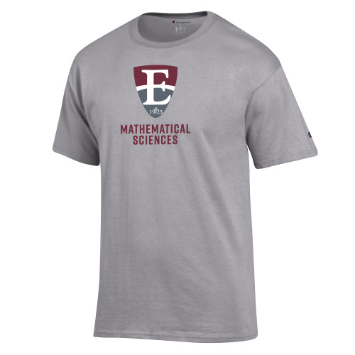  Champion Oxford Grey T Shirt - E Mathematical Sciences