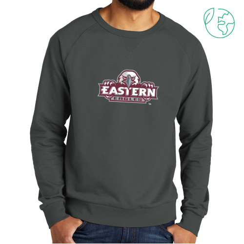  Allmade Dark Grey Organic French Terry Crewneck Sweatshirt - Official Logo