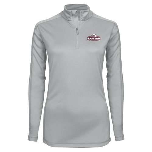  Syntrel Womens Platinum Interlock 1/4 Zip - Official Logo