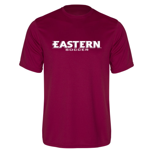  Maroon Performance Tee - Soccer