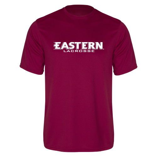  Maroon Performance Tee - Lacrosse