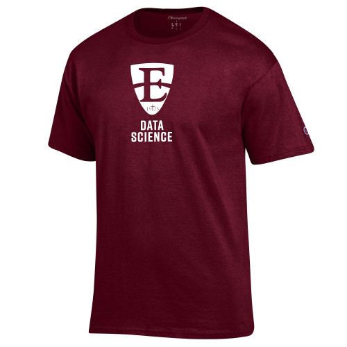  Champion Maroon T Shirt - E Data Science