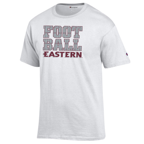  Champion White T Shirt - EU - Football Field Lines
