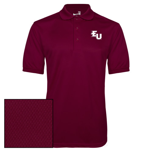  Maroon Dry Mesh Polo - EU