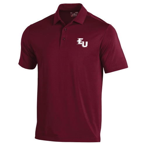  Under Armour Maroon Performance Polo - EU
