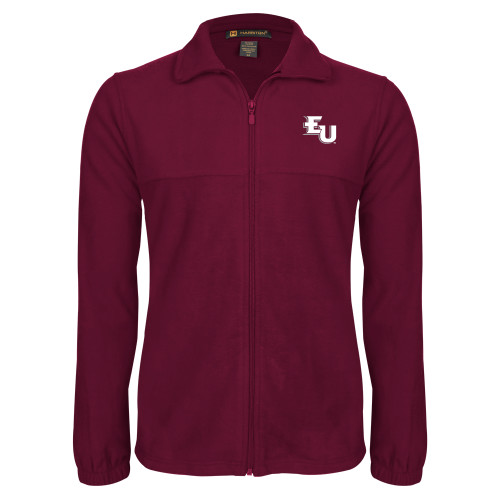  Maroon Fleece Full Zip Jacket - EU