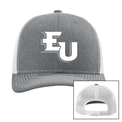  Richardson Heather Grey/Light Grey Trucker Hat - EU