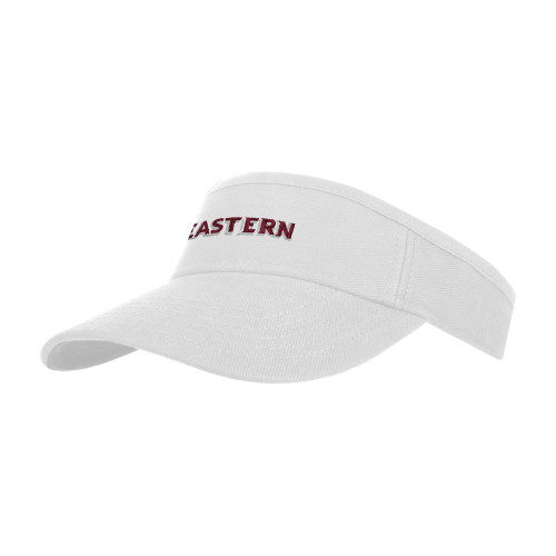  White Visor - Eastern Wordmark