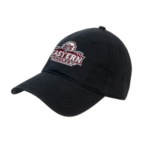  Black Unstructured Adjustable Low Profile Hat - Official Logo