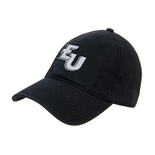  Black Unstructured Adjustable Low Profile Hat - EU