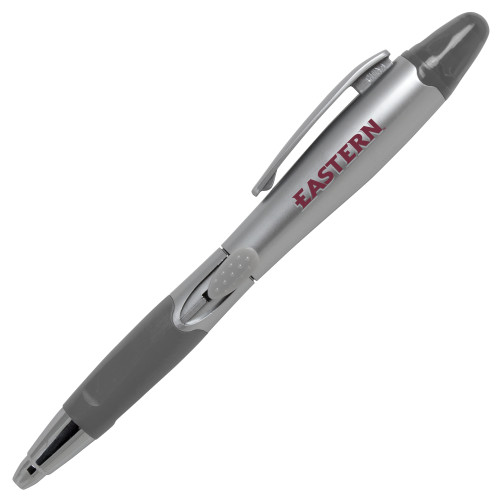  Silver/Silver Blossom Pen/Highlighter - Eastern Wordmark