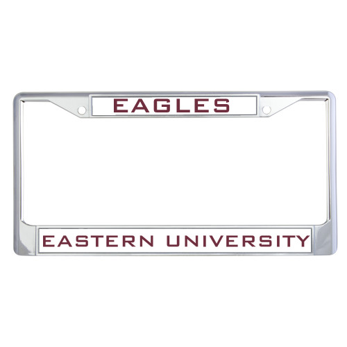 Eastern Metal License Plate Frame in Chrome