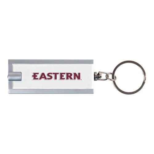  Turbo White Flashlight Key Holder - Eastern Wordmark