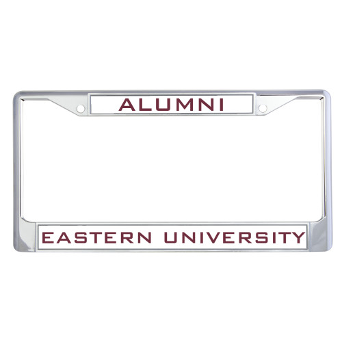  Alumni Metal License Plate Frame in Chrome - Alumni