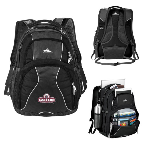  High Sierra Black Swerve Computer Backpack - Official Logo