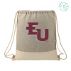 Thumbnail image for  Split Recycled Cotton Grey/Natural Drawstring Bag