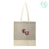 Thumbnail image for  Split Recycled Grey Cotton Twill Convention Tote