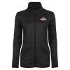 Thumbnail image for  Womens Black Heather Fleece Jacket