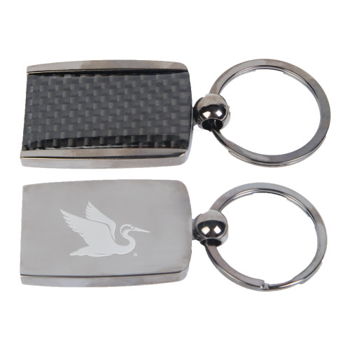  Corbetta Key Holder - Everglades University Egret® Mascot Trademark Engraved