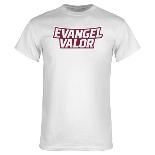  White T Shirt - Evangel Valor Arch