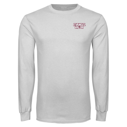 White Long Sleeve T Shirt - Evangel Valor