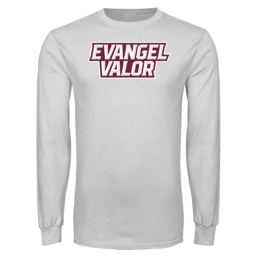  White Long Sleeve T Shirt - Evangel Valor