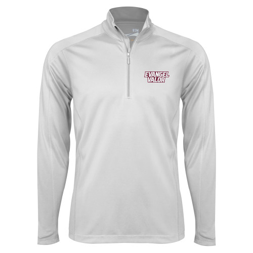  Syntrel White Interlock 1/4 Zip - Evangel Valor