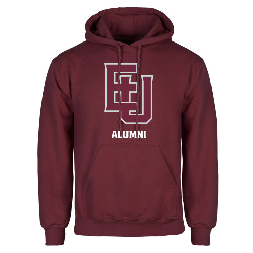  Maroon Fleece Hoodie - EU Alumni