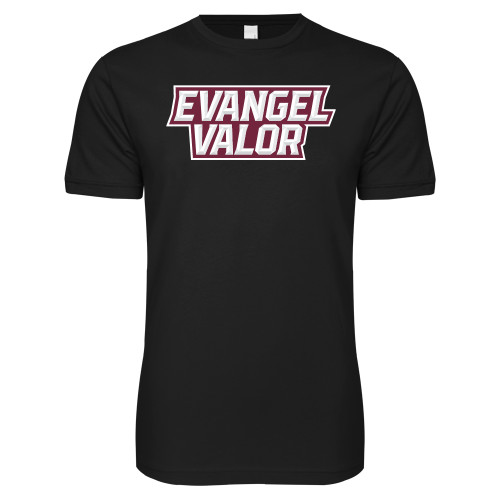  Next Level Black SoftStyle T Shirt - Evangel Valor