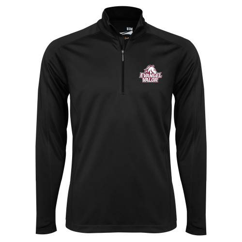  Syntrel Black Interlock 1/4 Zip - Evangel Valor Horse Lockup