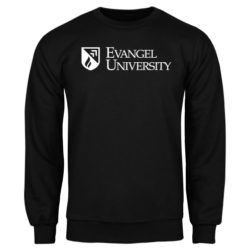  Black Fleece Crew - Evangel University with Shield