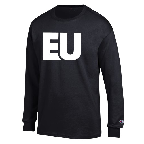  Champion Black Long Sleeve T Shirt - EU