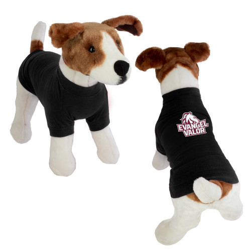  Classic Black Dog T Shirt - Evangel Valor Horse Lockup