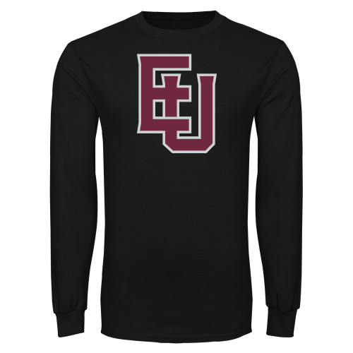  Black Long Sleeve T Shirt - EU Lockup