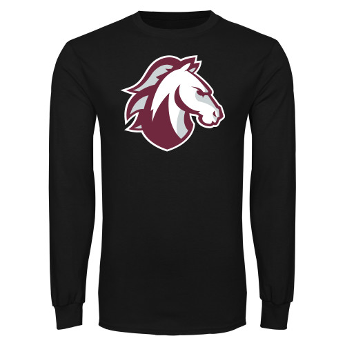  Black Long Sleeve T Shirt - Evangel Valor Horse