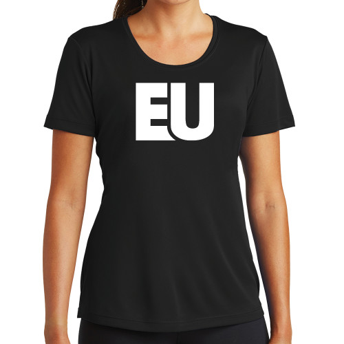  Womens Black Performance Tee - EU